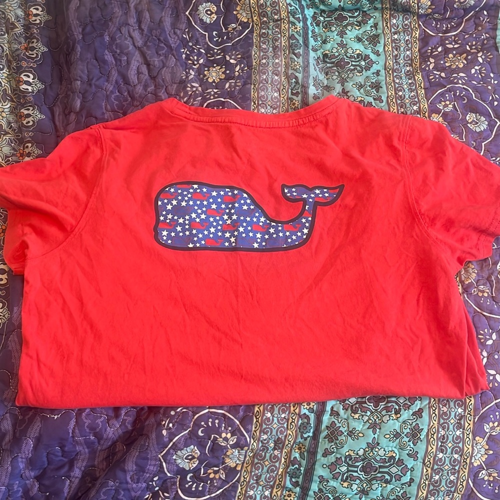 Vineyard Vines- Red, White, & Blue tee